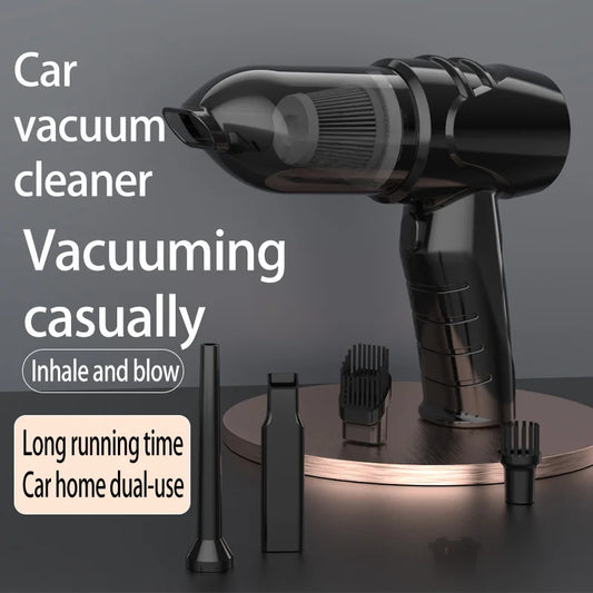 Wireless Car Vacuum Cleaner | Handheld & Cordless for Car + Home.
