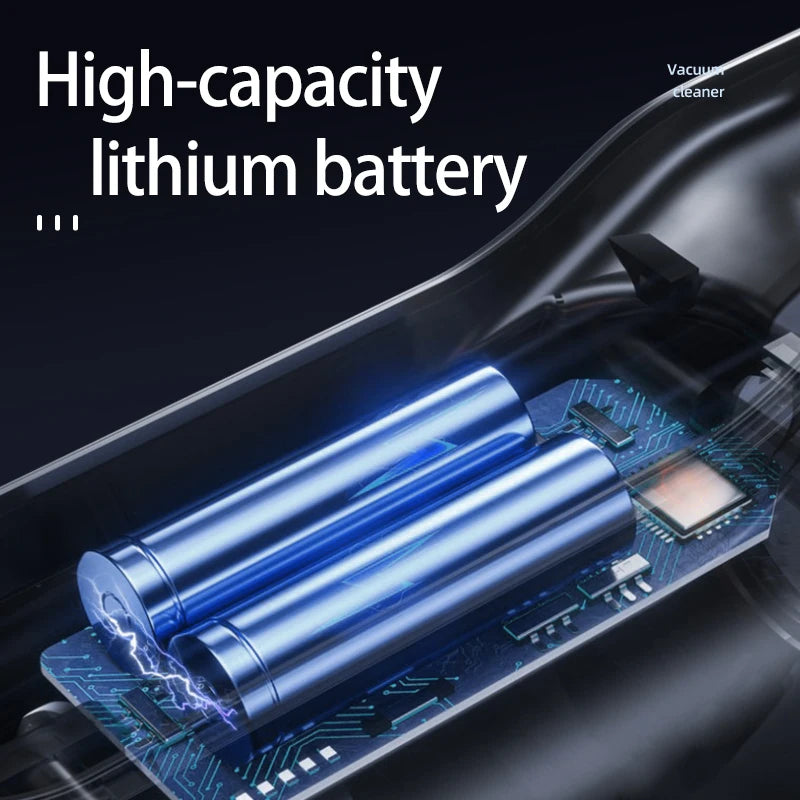 Wireless Car Vacuum Cleaner | Handheld & Cordless for Car + Home.