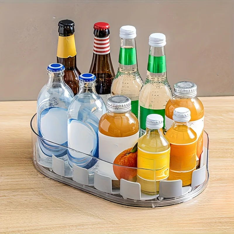 Lazy Susan Fridge Organizer | 360° Rotating Turntable