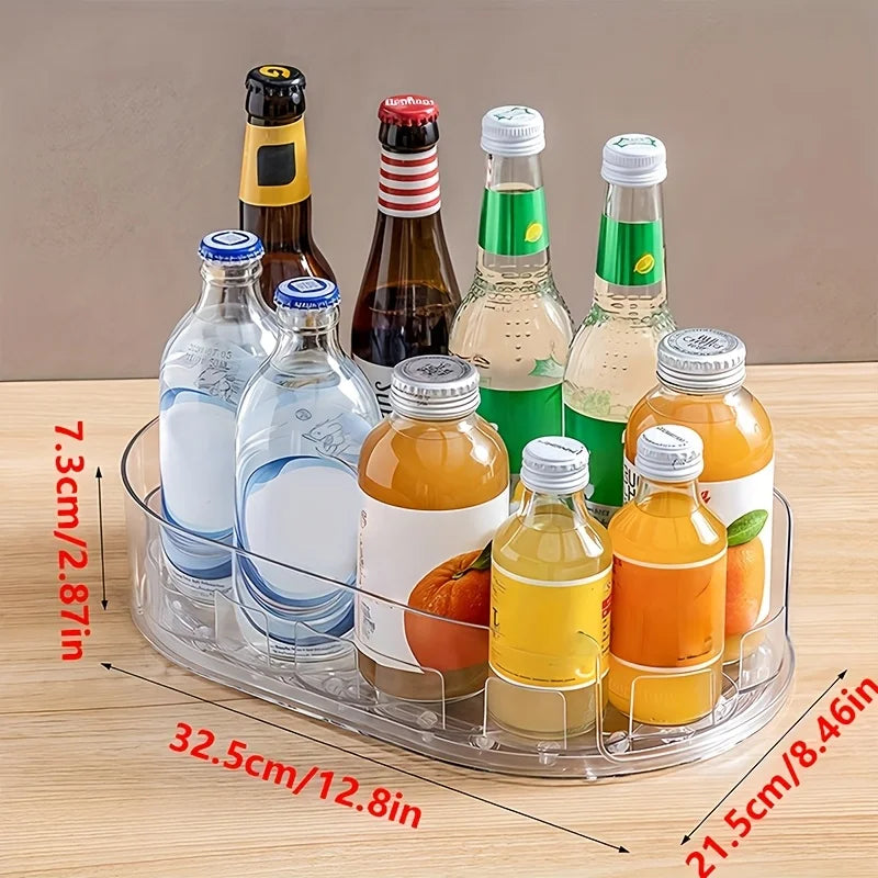 Lazy Susan Fridge Organizer | 360° Rotating Turntable