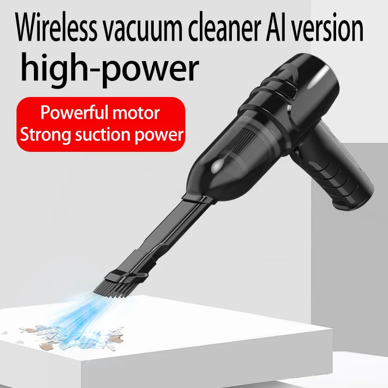Wireless Car Vacuum Cleaner | Handheld & Cordless for Car + Home.